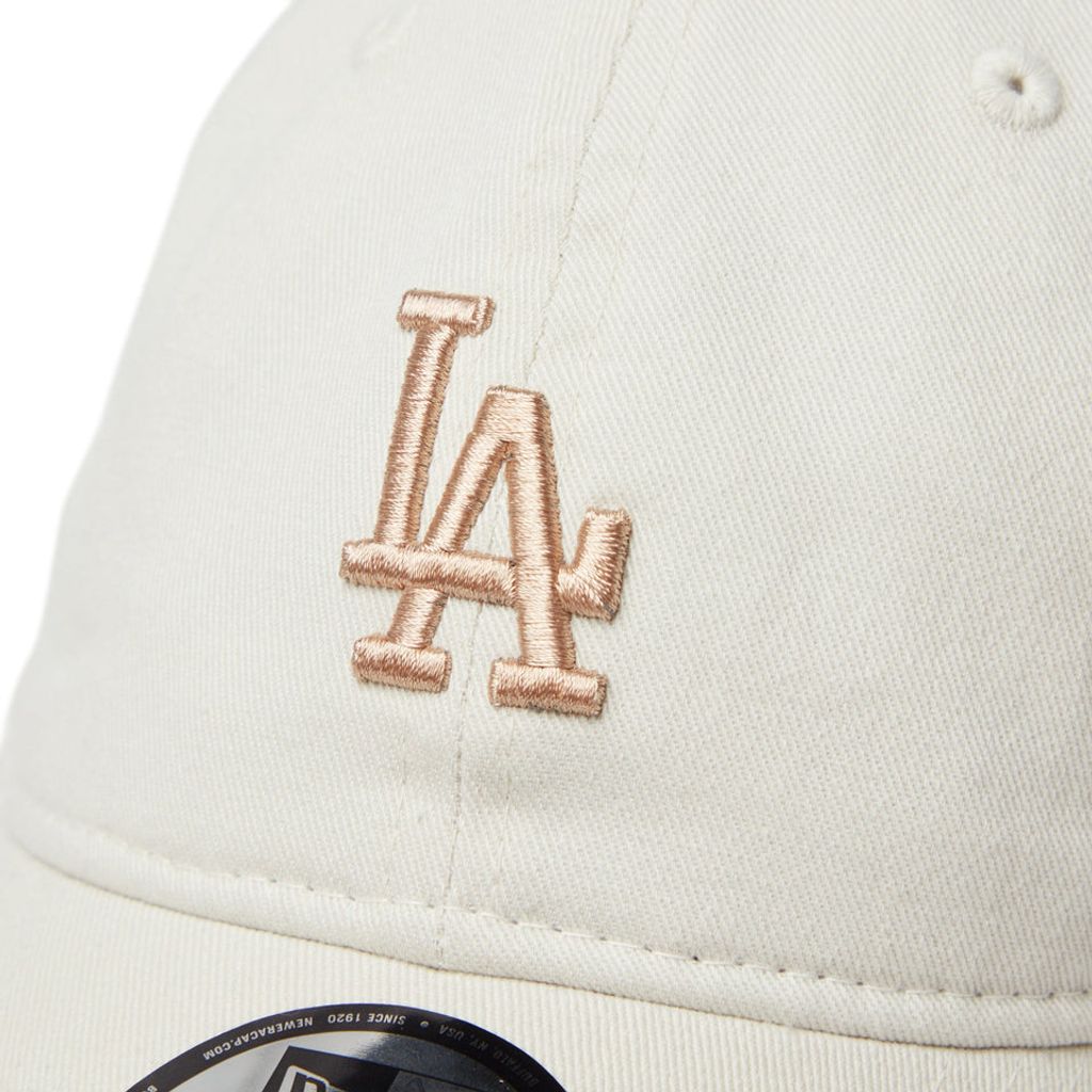 NEW ERA 9TWENTY Khaki Sweat Band ロサンゼルス・ドジャース アイボリー カーキスウェットバンド