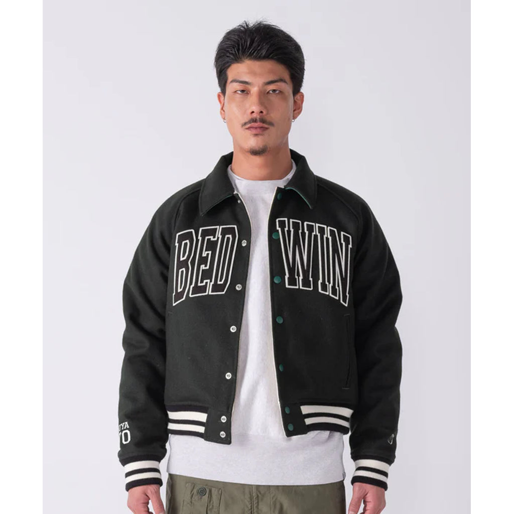 BEDWIN & THE HEARTBREAKERS MELTON AWARD JACKET JERRY