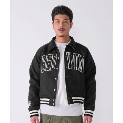 BEDWIN & THE HEARTBREAKERS MELTON AWARD JACKET JERRY