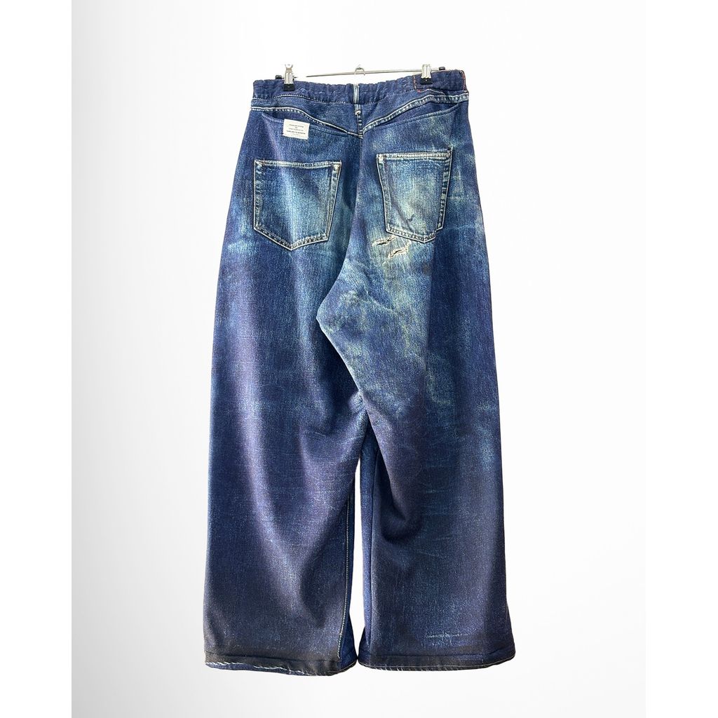 TALKING ABOUT THE ABSTRACTION TRANSCRIPTION TRANSFER WIDE PANTS
