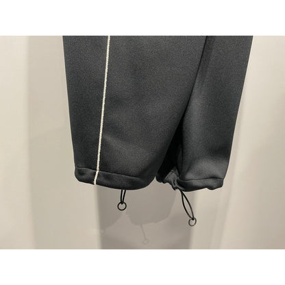 Ground Y POLYESTER SMOOTH PIPING WIDE PANTS