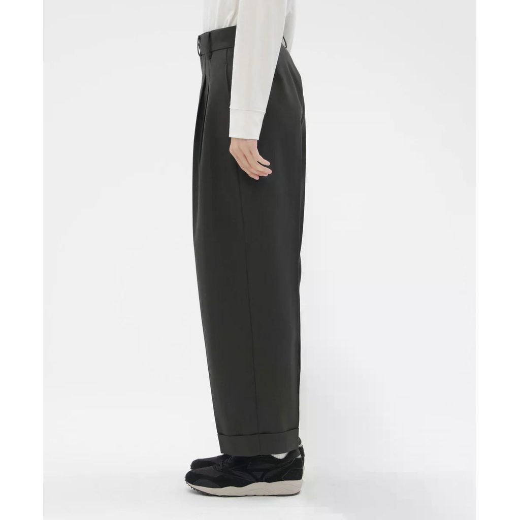 MARGARET HOWELL DOUBLE TWISTED WOOL TROUSERS