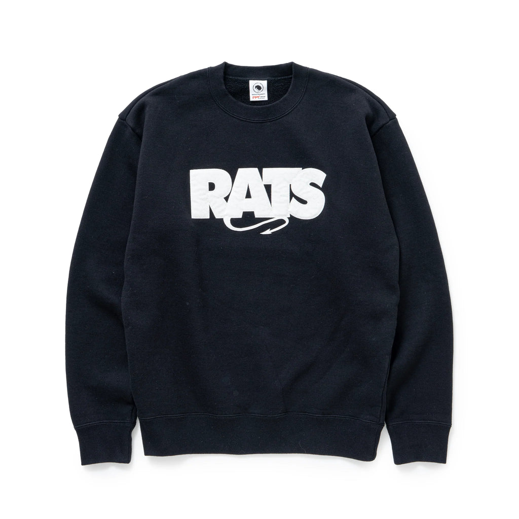 RATS BOX LOGO CREW NECK SWEAT