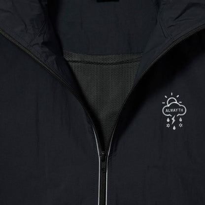 ALWAYTH / TRAINING JACKET ＆ PANTS SET / REFLECT PRINTED / BLACK
