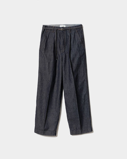 beautiful people left hand twill tuck denim pants