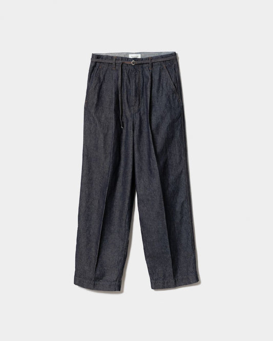 beautiful people left hand twill tuck denim pants