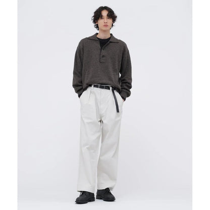 MHL. ORGANIC COTTON CHINO TWILL TROUSERS