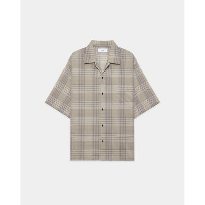 marka 60/1 Organic Cotton High Twisted Loan / Open Collar S/S Shirt