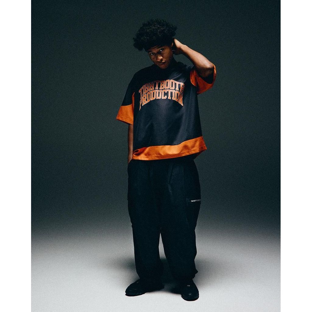 TIGHTBOOTH COLLEGE DOBBY S/S T-SHIRT