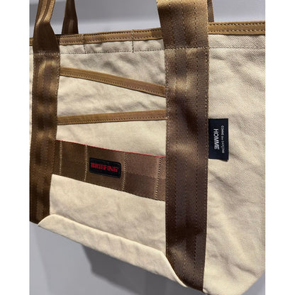 COMME des GARCONS HOMME 「BRIEFING」W-NAME COTTON CANVAS BAG（BEIGE）