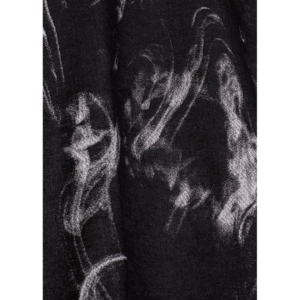 APPLEBUM DEATH ROW RECORDS L/S SHIRT-SMOKE