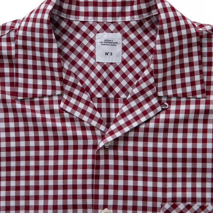 BEDWIN & THE HEARTBREAKERS S/S OPEN COLLAR SHIRT "AARON"