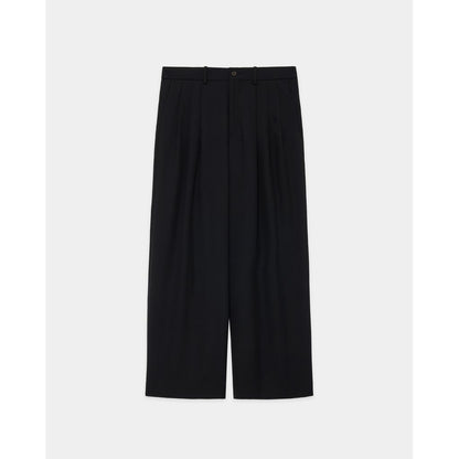 MARKAWARE Organic Wool Survival Cloth® Triple Pleated Wide Trousers