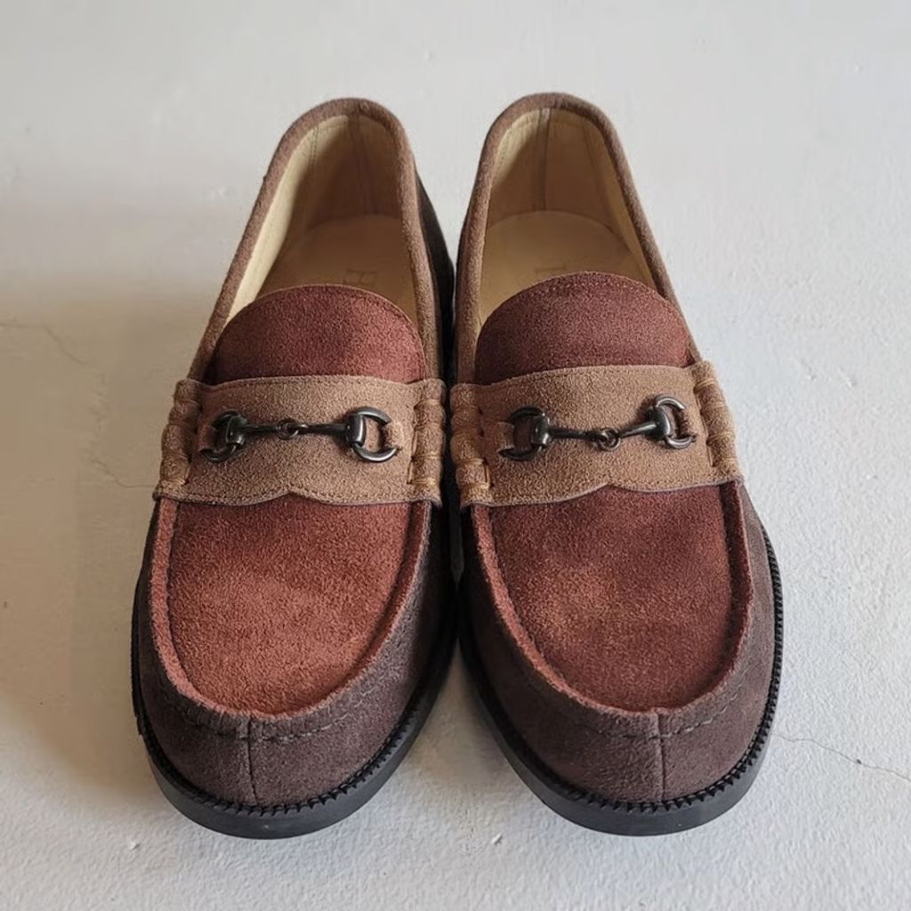 VOO CRAZY LOAFER by HARUTA BROWN COMBO
