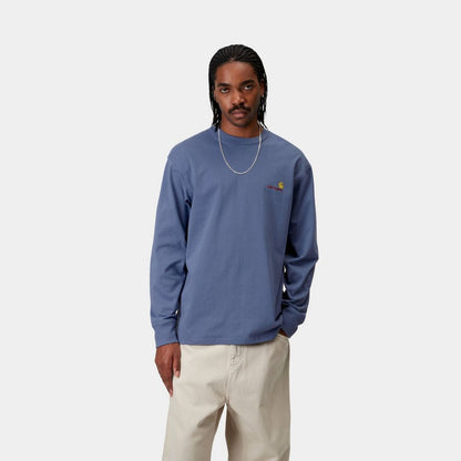 CARHARTT WIP  L/S AMERICAN SCRIPT T-SHIRT