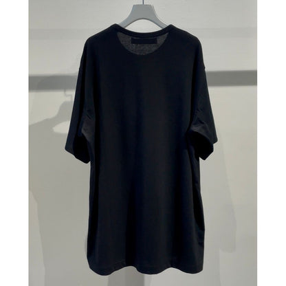 Y's for men Y's for men LOGO PRINT SHORT SLEEVE T-SHIRTS（BLACK）
