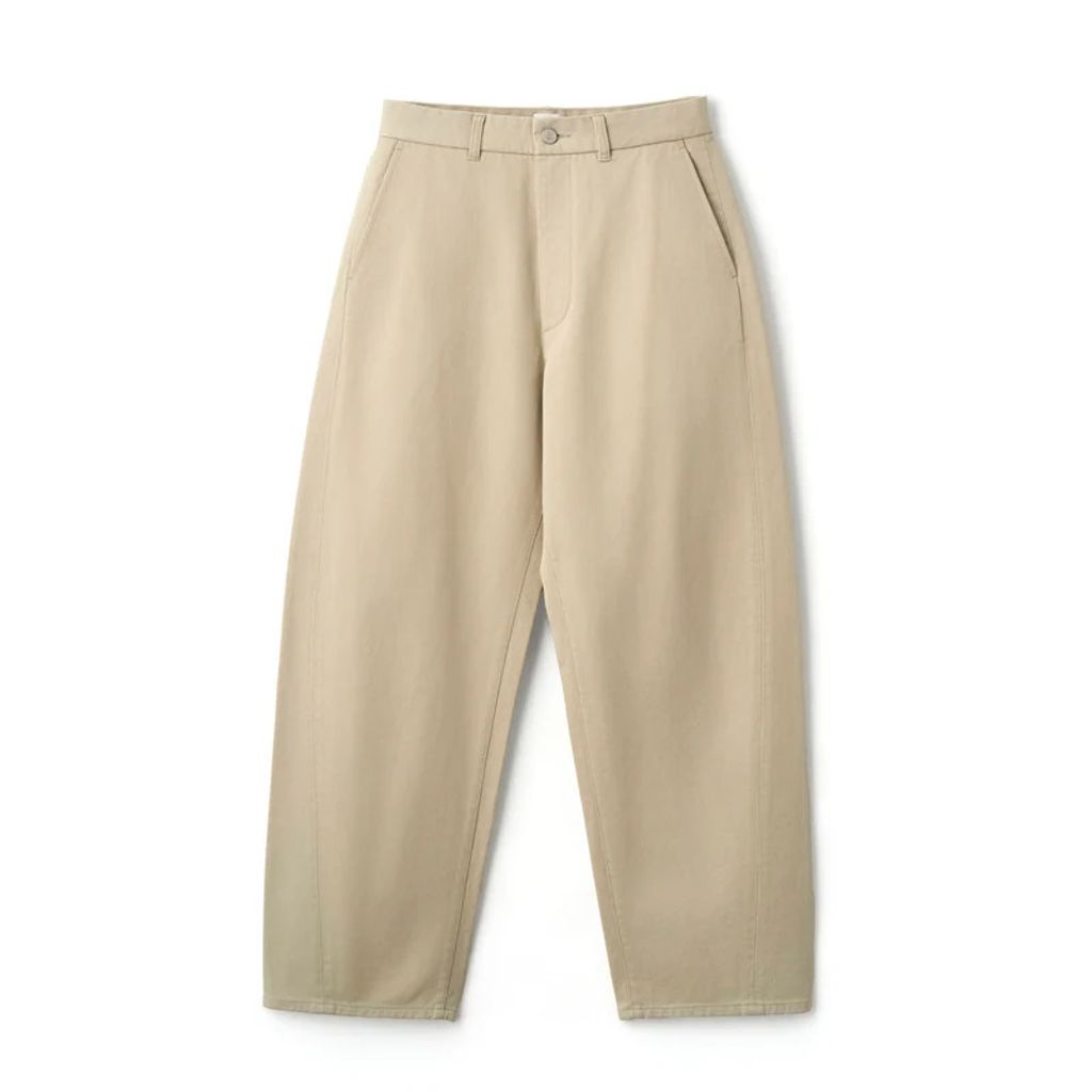 ORCIVAL OR-E0301MRD-R Men's Cotton Dry Twill Wide Curve Pants 26aw