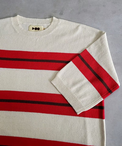 VOO BORDER SUMMER KNIT NATURAL