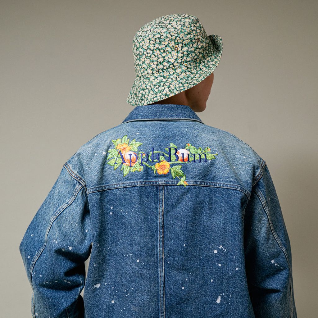APPLEBUM “APPLE BLOSSOM LOGO” DENIM JACKET