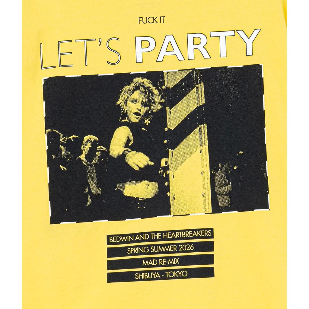 BEDWIN & THE HEARTBREAKERS S/S PRINTED TEE "Lets Party"
