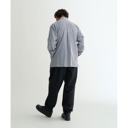 NANGA  STRIPE W POCKET BOX SHIRT(MEN)