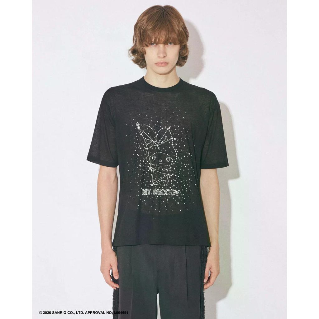 beautiful people MY MELODY&KUROMI 80/1 ELS jersey T