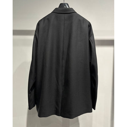 COMME des GARCONS HOMME WOOL GABARDINE TAILORED JACKET（BLACK）