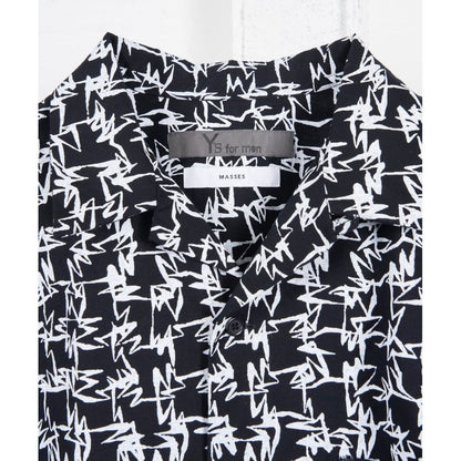 Y's for men × masses OPEN COLLAR SHIRT