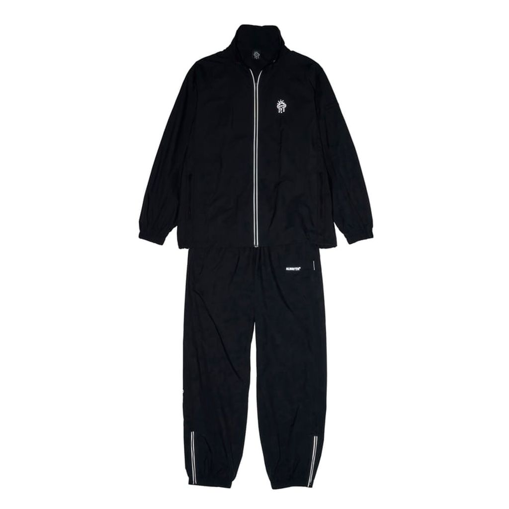 ALWAYTH / TRAINING JACKET ＆ PANTS SET / REFLECT PRINTED / BLACK