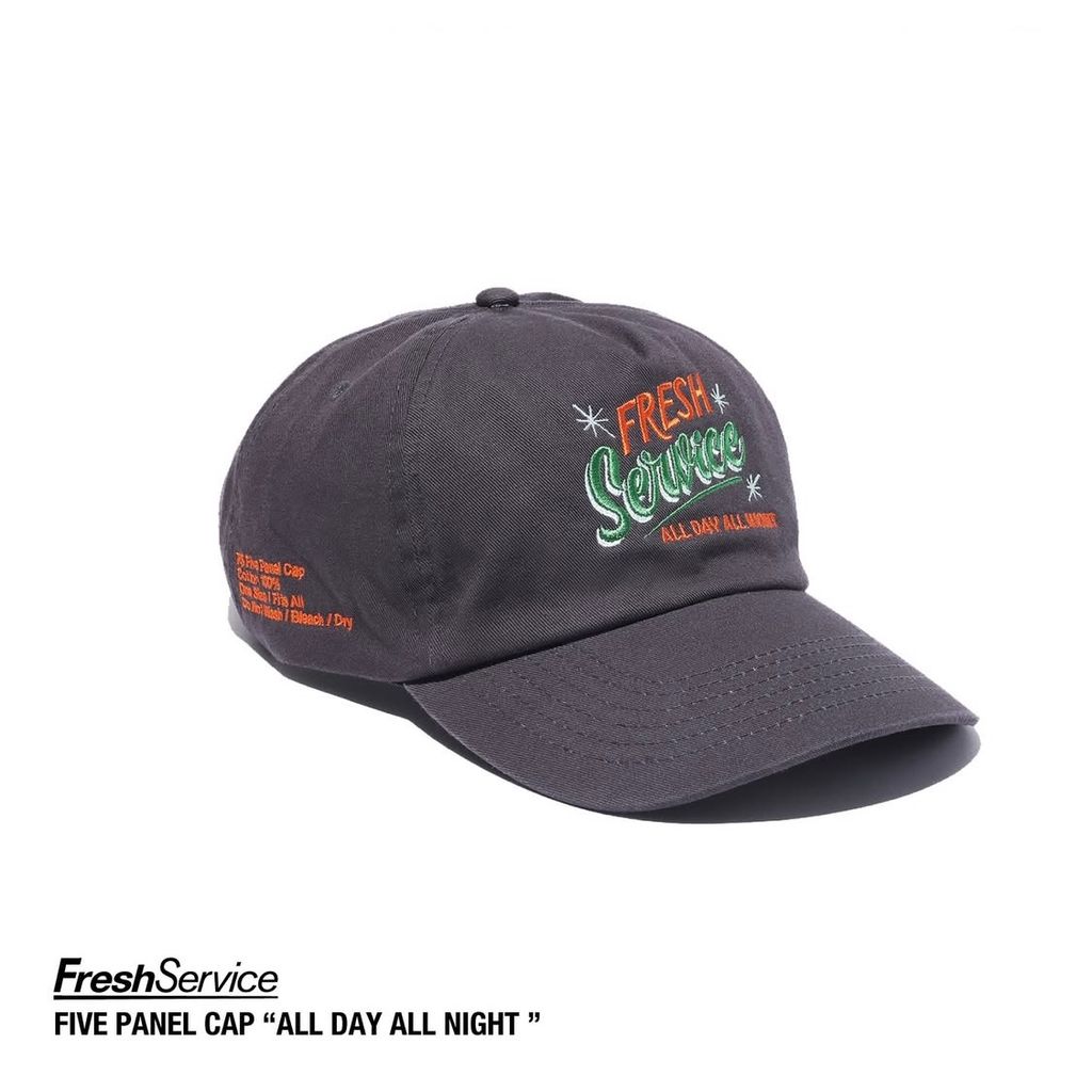 FreshService FIVE PANEL CAP "All Day All Night"