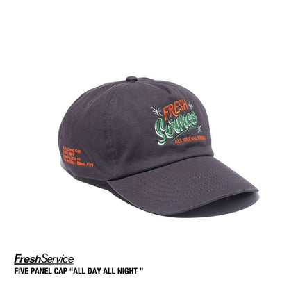 FreshService FIVE PANEL CAP "All Day All Night"
