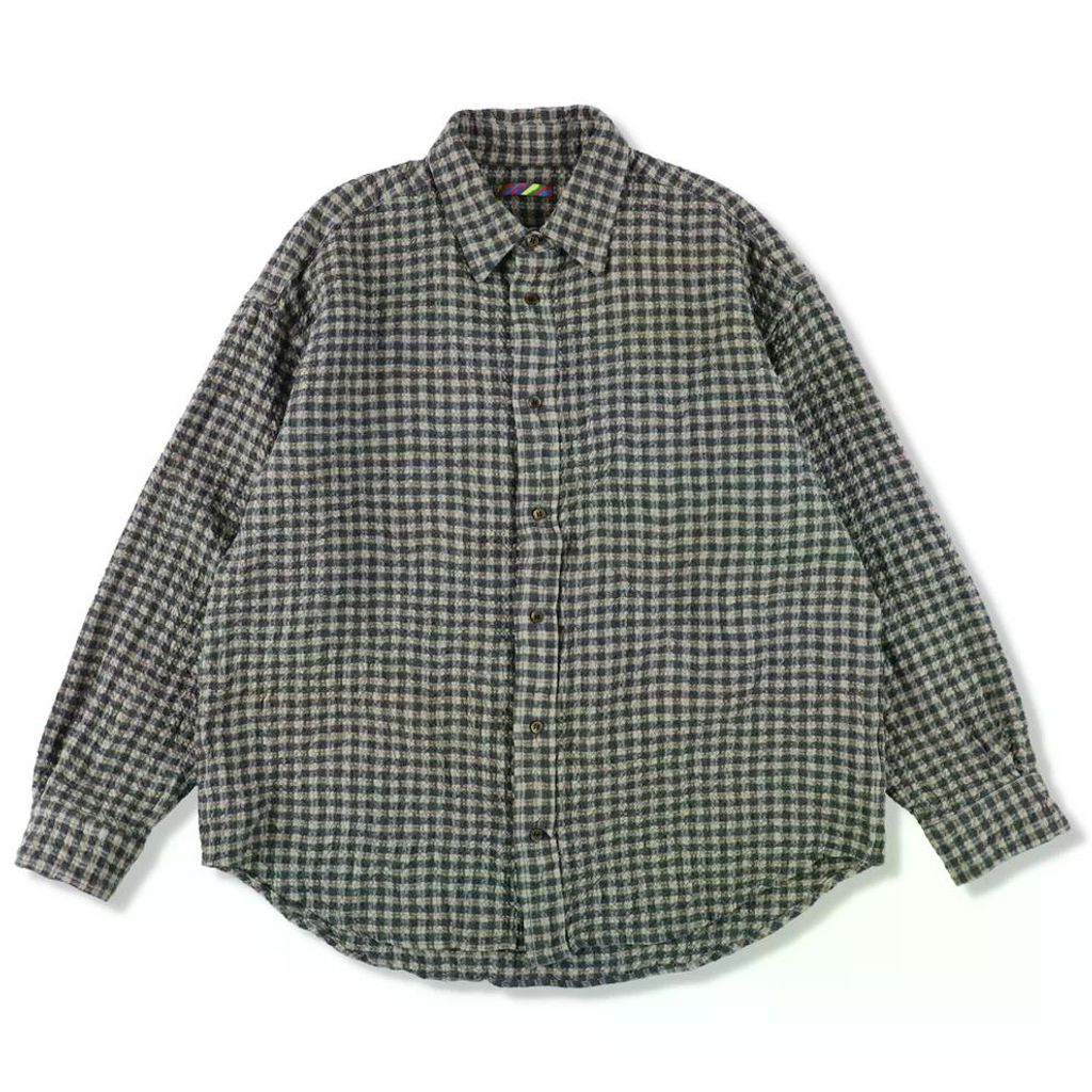 is-ness Ripple Check Shirt