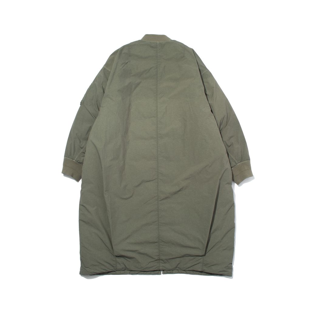 F/CE. GARMENT DYE DOWN MA-1 LONG COAT