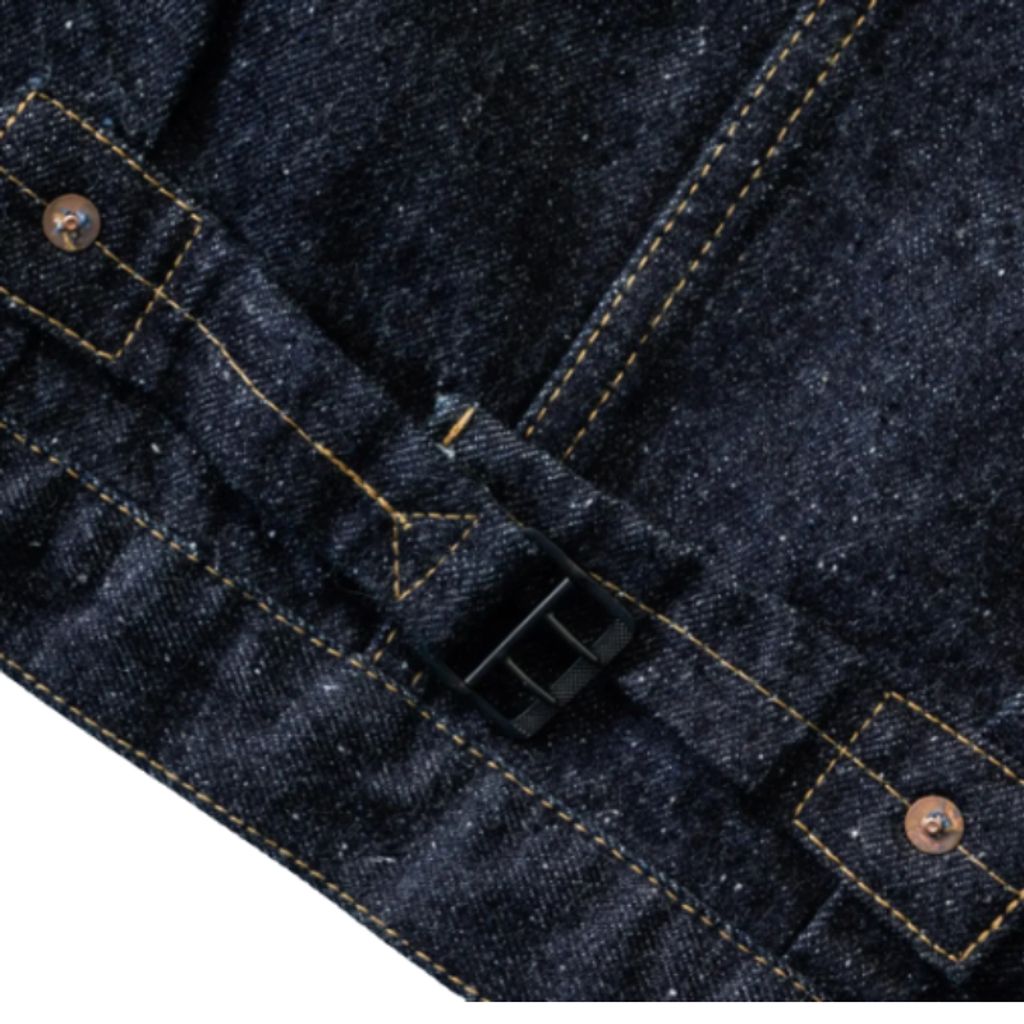 New Manual T-BACK DENIM JACKET ONE-WASHED