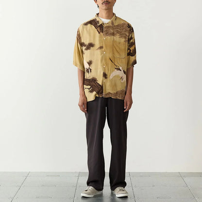 REMI RELIEF RN30389013 鶴柄アロハシャツ 26ss