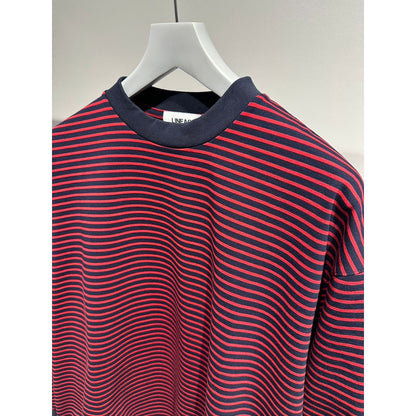 【MADE IN JAPAN】LINEAGE BALLON L/S BORDER TEE（RED）