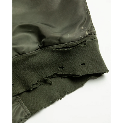 ANACHRONORM AN395 DIRTY NYLON MA-1 OLIVE