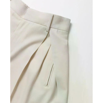 beautiful people  high twist gabardine three tuck shorts