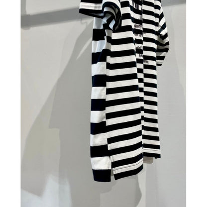 Ground Y DIFFERENT LINES BORDER JERSEY GYLOGO TYPE-C GRAPHIC PRINT T-SHIRT