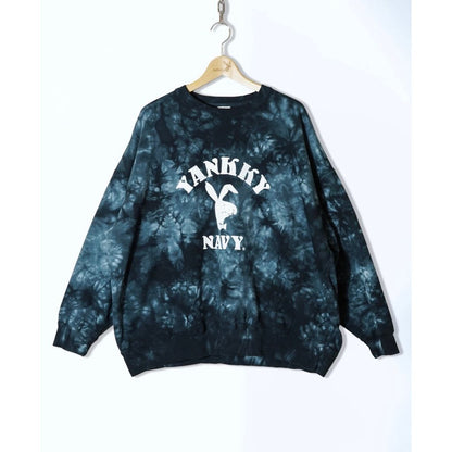 ANDFAMILYS Tie-dye CN Sweat-Kicked Bunny-