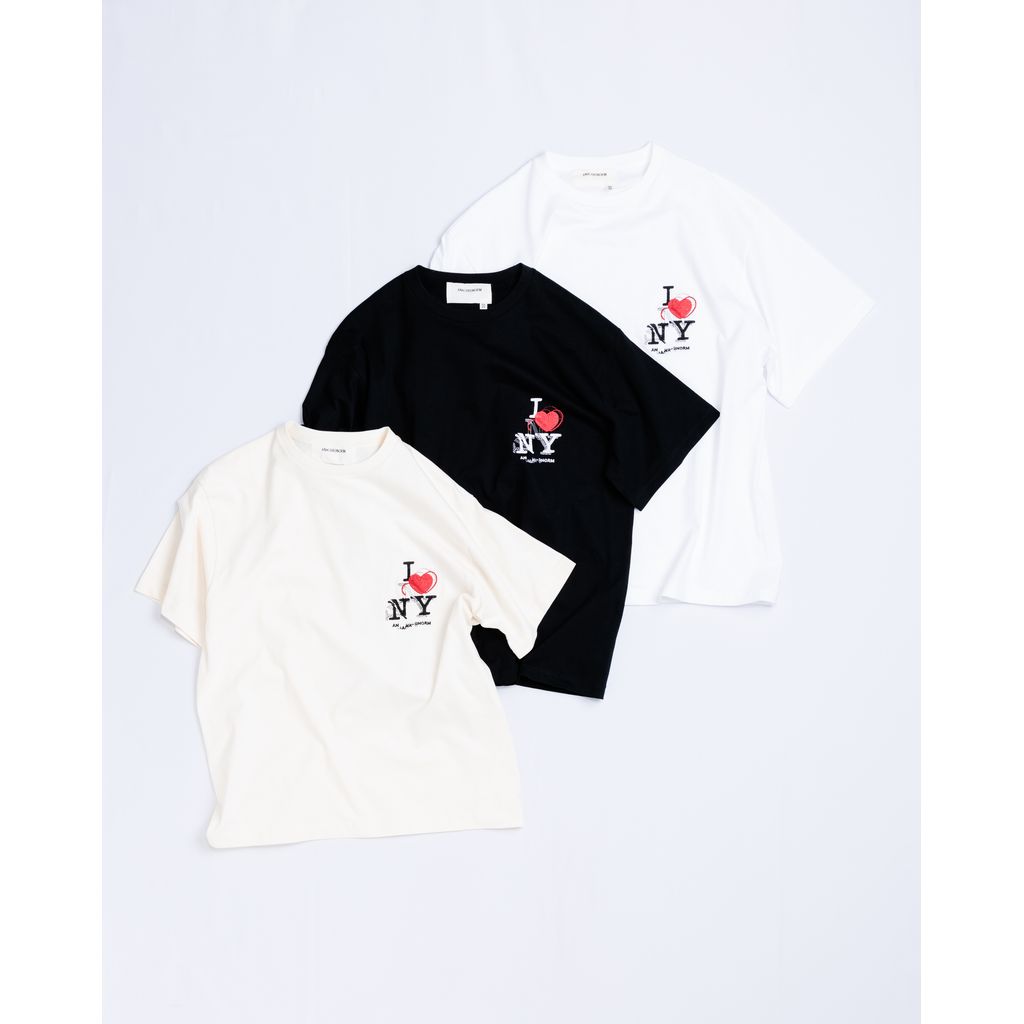 ANACHRONORM ANNK006 ICON THREADS GLITCH EMBROIDERY S/S T-S