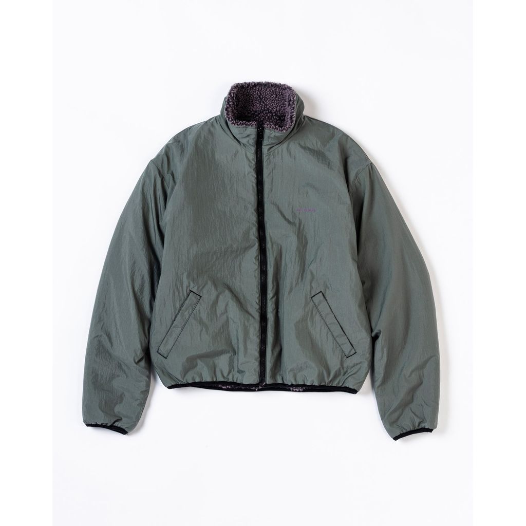 ANACHRONORM REVERSIBLE BOA JACKET PURPLE