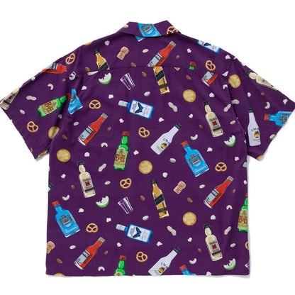 BEDWIN & THE HEARTBREAKERS S/S OPEN COLLAR ALOHA SHIRT "ROGERS"