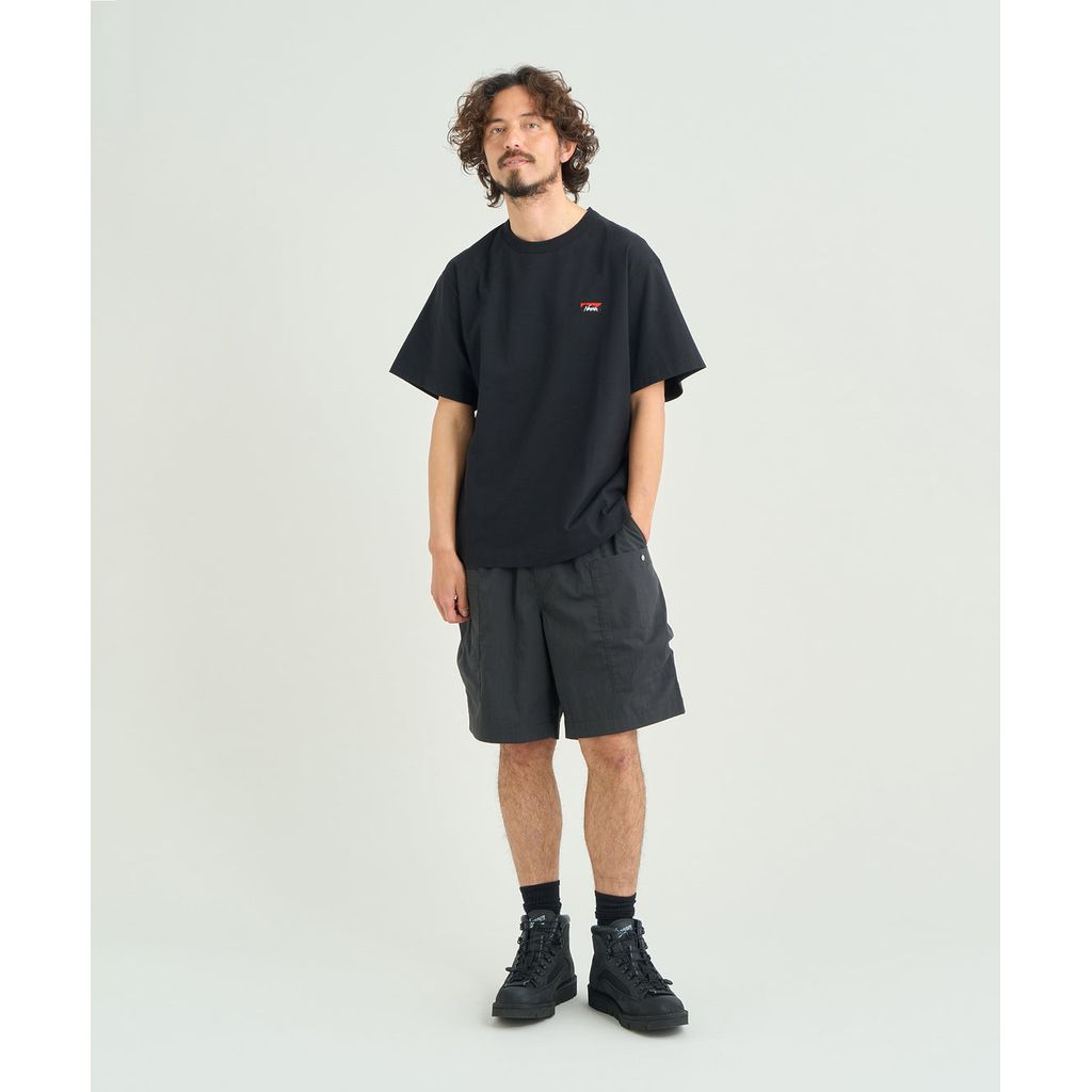 NANGA ECO HYBRID BOX LOGO EMBROIDERY TEE
