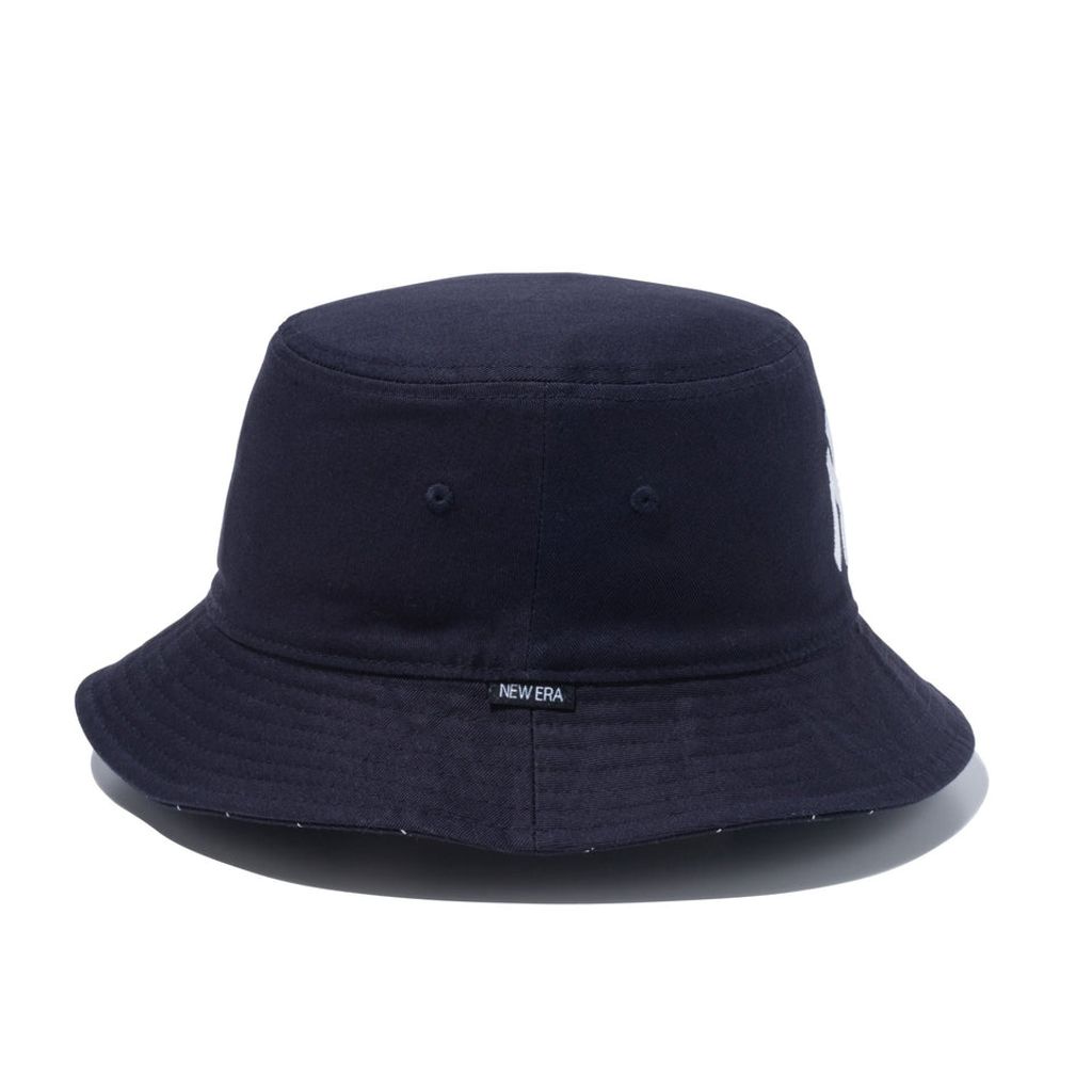 NEW ERA バケット01 リバーシブル MLB Reversible Hat ニューヨーク・ヤンキース ネイビー/ネイビーストライプ