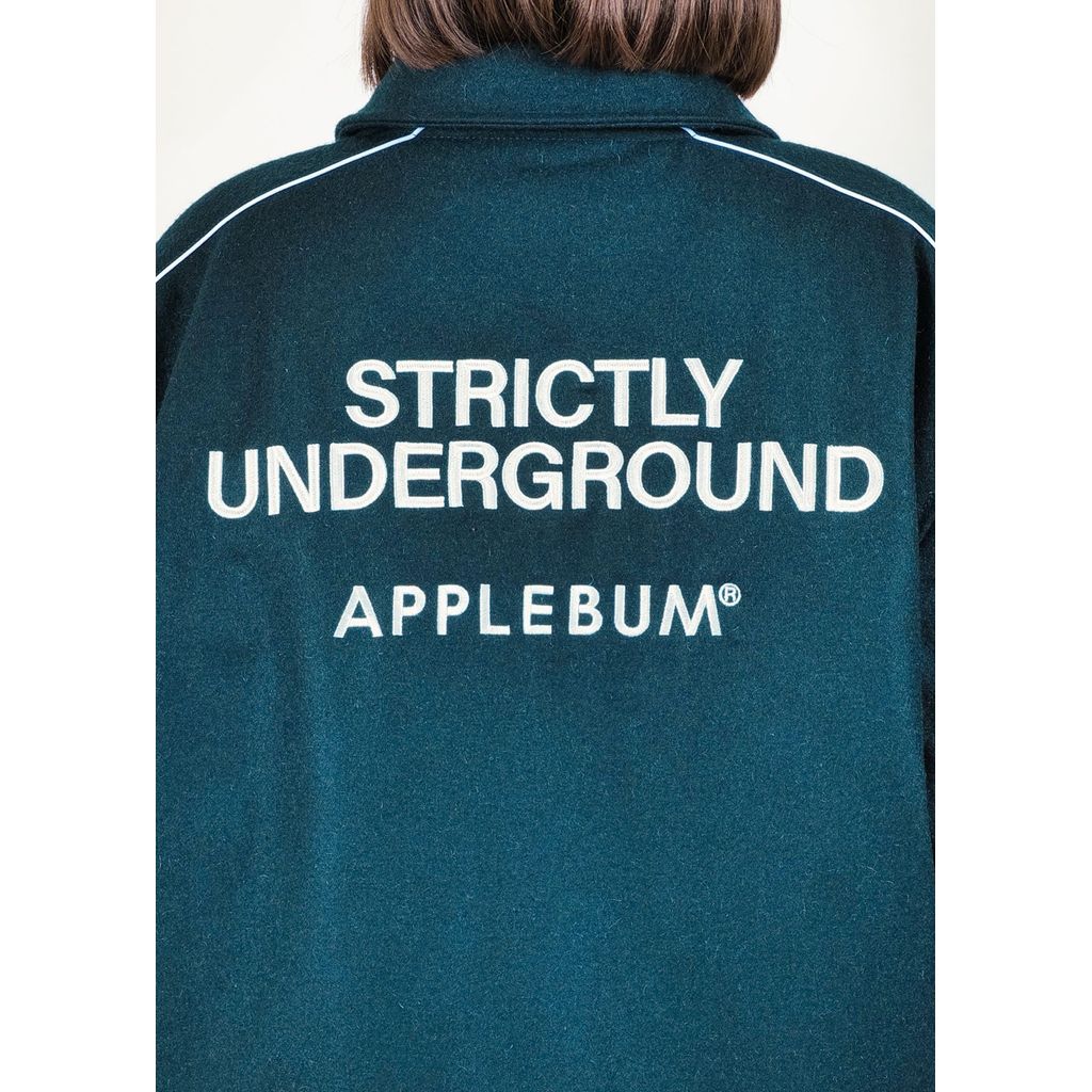 APPLEBUM COLLARED MELTON STADIUM JACKET / 2520604