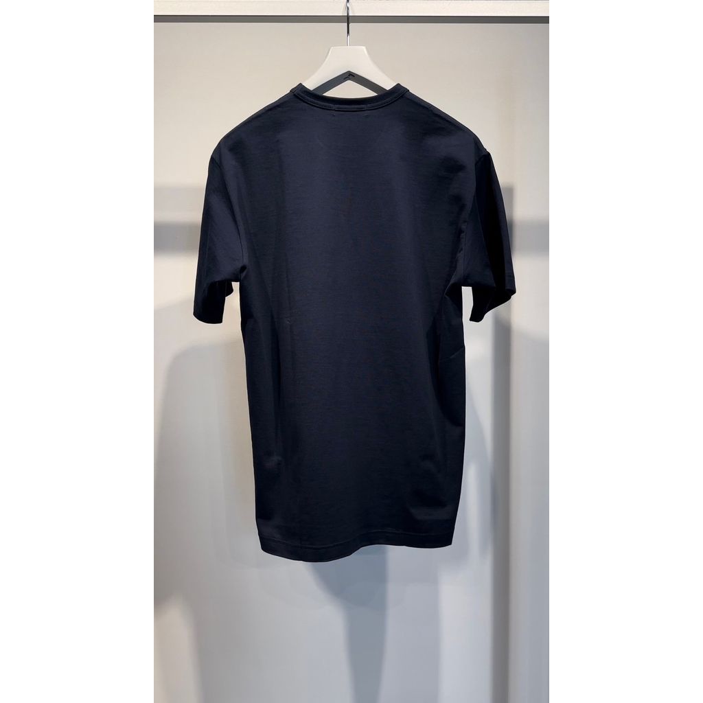 COMME des GARCONS HOMME COTTON PLAIN LOGO T-SHIRTS（NAVY）