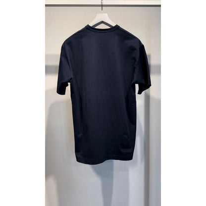 COMME des GARCONS HOMME COTTON PLAIN LOGO T-SHIRTS（NAVY）