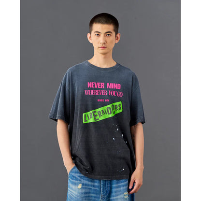 Liberaiders FADED PUNK LOGO TEE