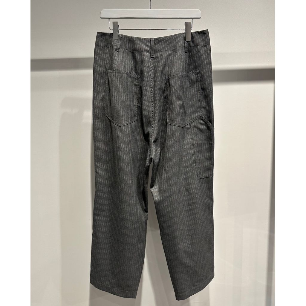 Liberaiders × LINEAGE CORE T/R SARROUEL PANTS（GRAY STRIPE)
